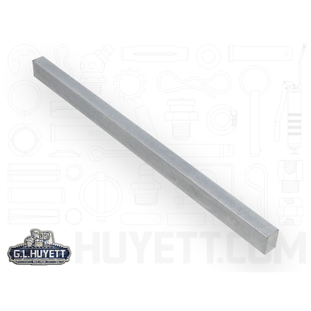 Mak-A-Key Oversized Key Stock, 12 in L, 3/4 in W, 1/2 in H, Carbon Steel 3605000750-12